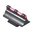 guidon avant fibre optique .406" 406M acier rouge