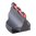 .500" guidon avant fibre optique 500W acier rouge