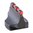 .500" guidon avant fibre optique 500W acier rouge