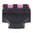 .500" guidon avant fibre optique 500W acier rouge