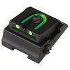 Hausse arrière réglable pour fusil WGOS 5/16" à fibre optique verte