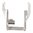 BP ambidextre tactique en acier inoxydable