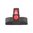Guidon avant anti-accroche .190" rouge, fibre optique