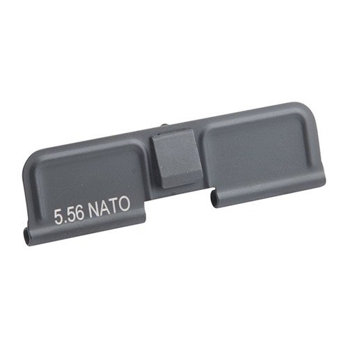 Les couvercles de port d'éjection AR-15 de Wilson Combat te permettent d'identifier rapidement les récepteurs supérieurs par calibre, avec une finition Black Armor-Tuff®.