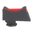 VICKERS ELITE guidon avant fibre optique rouge hauteur .245"