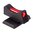 Guidon avant VICKERS ELITE fibre optique rouge hauteur .180"