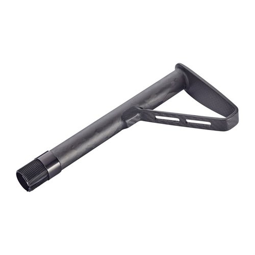 Le crosse en carbone JENTRA M-LOK de 10,1" LOP est ultra légère, interchangeable avec les crossettes AR15 mil-spec, et évite les accrochages grâce à sa plaque fermée.