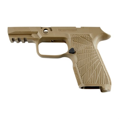 Améliore ton expérience de tir avec le module de poignée WCP320 de Wilson Combat pour SIG P320 X-Compact, offrant une meilleure prise et un contrôle du recul.