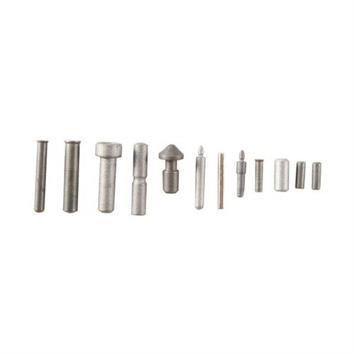 Le set de 11 pins en acier inoxydable de Wilson Combat est idéal pour réparer et reconstruire ton 1911, avec tous les pins essentiels à portée de main.