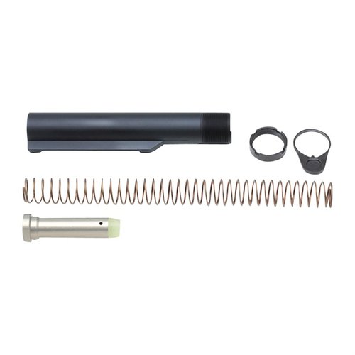 Améliore ton AR-15 avec le kit Super-Stoc de Wilson Combat, comprenant une extension en aluminium 7075-T6, compatible avec de nombreuses crosse Mil-Spec.
